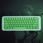 Programmer Green 104+36 PBT Dye-subbed Keycap Set Cherry Profile Compatible with ANSI Mechanical Gaming Keyboard